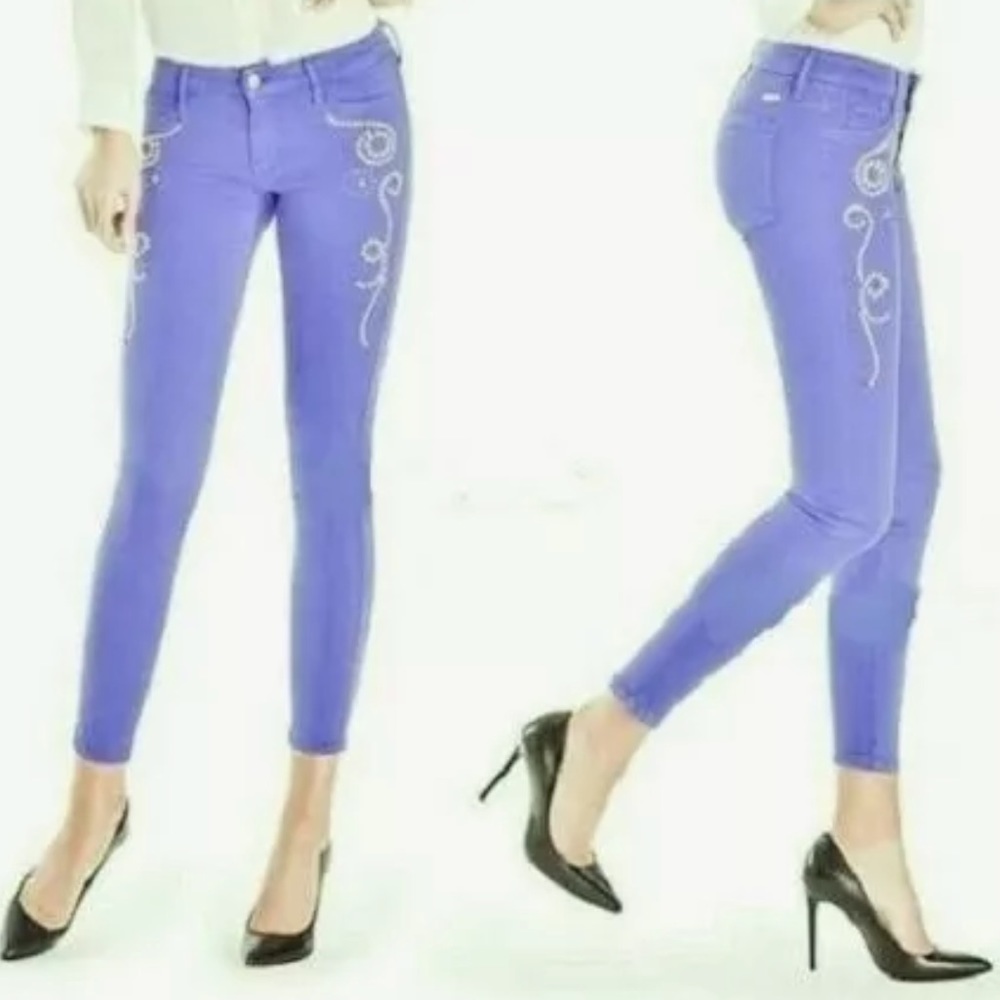 New GUESS Marciano No. 61 The Skinny Embellished beads 10 30